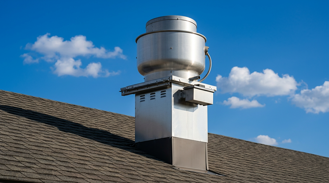 Rooftop grease containment hardware