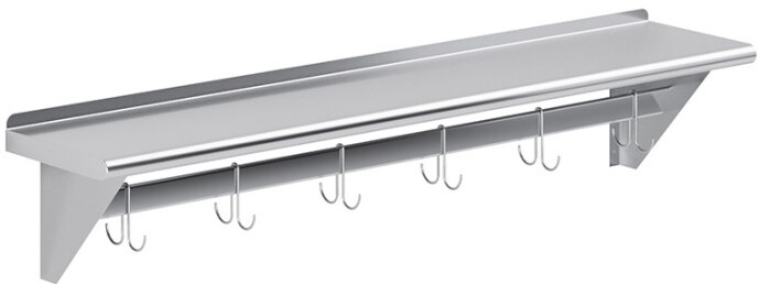 Tubular Wall Shelf