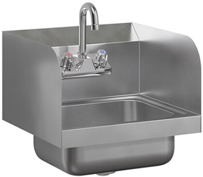 Wall Mount Hand Sink with Double Knee Valve