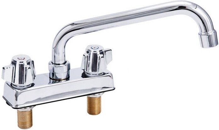4 in. Center Deck Mount Faucet with Swing Spout