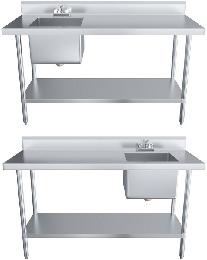 Open Base Folding Table